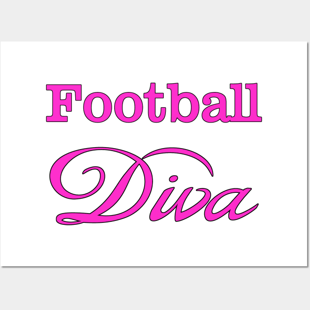 Football Diva Wall Art by Naves